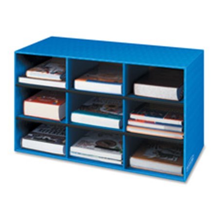 FELLOWES Fellowes FEL3380701 9 Compartment Classroom Cubby; 16 in. x 28.25 in. x 13 in.; Blue 3380701